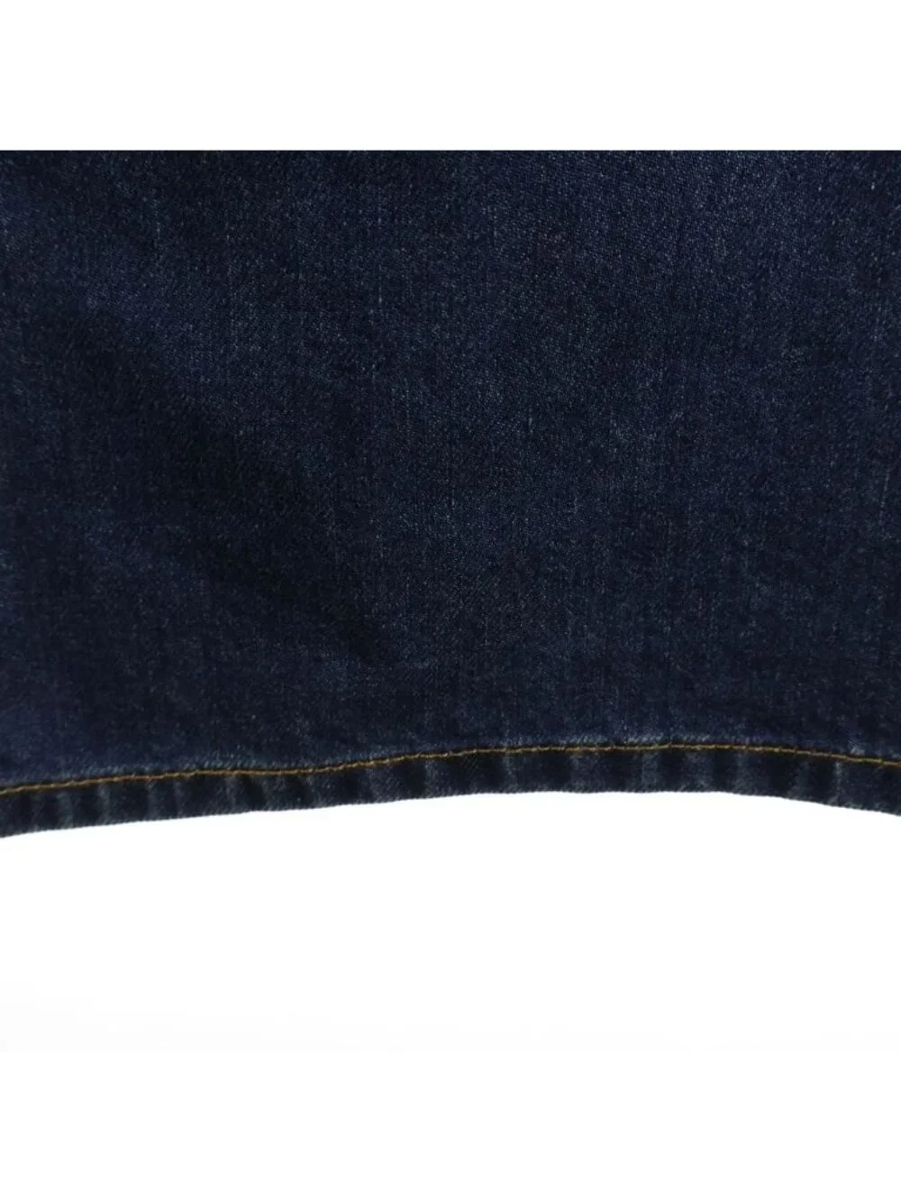 Gucci Horsebit Washed Cotton Straight Denim Pants Indigo